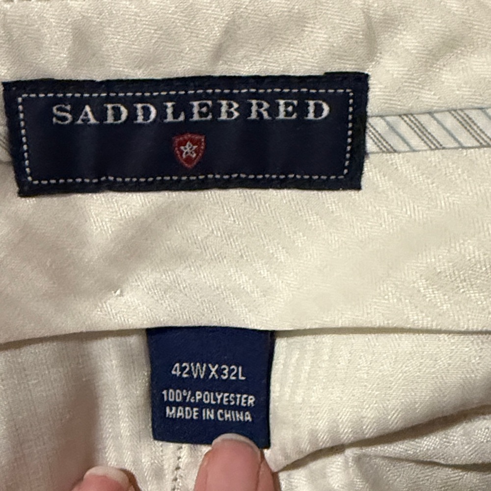 Saddlebred Light Tan Chinos - Picture 2 of 5